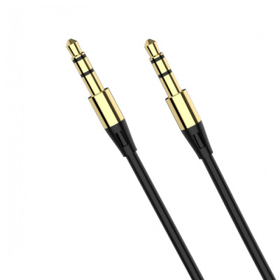 Аудио-кабель SkyDolphin SR07 3.5 мм - 3.5 мм (M/M), 1 м, Black (AUX-000052) Аудио-кабель SkyDolphin SR07 3.5 мм - 3.5 мм (M/M), 1 м, Black (AUX-000052)