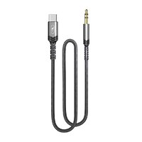 Аудио-кабель SkyDolphin SR29 3.5 мм - USB Type-C (M/M), 1 м, Black (AUX-000076)