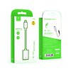Перехідник SkyDolphin OT01 Lightning - USB (M/F) White (ADPT-00028)