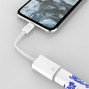Переходник SkyDolphin OT02 OTG USB Type-C - USB (M/F), White (ADPT-00018)