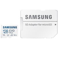 Карта памяти MicroSDXC 128GB UHS-I/U3 Class 10 Samsung Evo Plus R160MB/s + SD-адаптер (MB-MC128SA/EU)