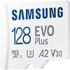 Карта памяти MicroSDXC 128GB UHS-I/U3 Class 10 Samsung Evo Plus R160MB/s + SD-адаптер (MB-MC128SA/EU)