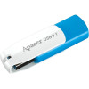 Флеш-накопичувач USB3.1 64GB Apacer AH357 Blue/White (AP64GAH357U-1)