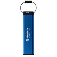 Флеш-накопитель USB3.2 32GB Kingston IronKey Keypad 200 Type-A Blue (IKKP200/32GB)