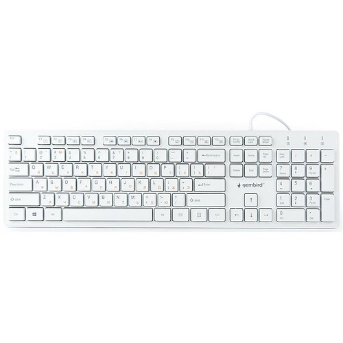 Клавиатура Gembird KB-MCH-03-W-UA Ukr White