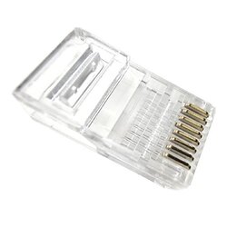Коннектор EServer (WT-6002A-SOLID) RJ45, UTP, cat.5e, 8P8C, 50 мкм, 100 шт