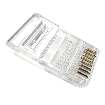Коннектор EServer (WT-6002A-SOLID) RJ45, UTP, cat.5e, 8P8C, 50 мкм, 100 шт