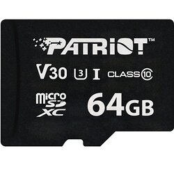 Карта памяти MicroSDXC 64GB UHS-I/U3 Class 10 Patriot VX R90/W80MB/s (PSF64GVX31MCX)