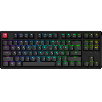 Беспроводная клавиатура Keychron C3 Max Super Red Switch Black RGB (C3M-H1-UA)