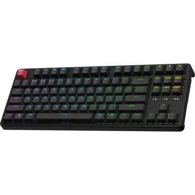 Беспроводная клавиатура Keychron C3 Max Super Red Switch Black RGB (C3M-H1-UA)