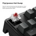 Беспроводная клавиатура Keychron C3 Max Super Red Switch Black RGB (C3M-H1-UA)