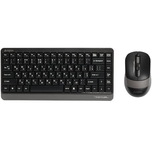 Комплект (клавіатура, миша) бездротовий A4Tech FG1110 Grey