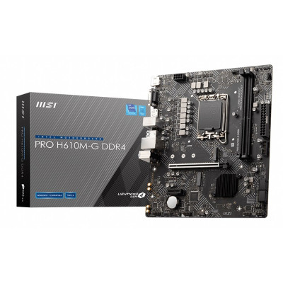 Материнская плата MSI Pro H610M-G DDR4 Socket 1700
