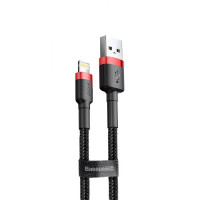 Кабель Baseus Cafule USB - Lightning (M/M), 2.4A, 1 м Black (6953156274976) Кабель Baseus Cafule USB - Lightning (M/M), 2.4A, 1 м Black (6953156274976)