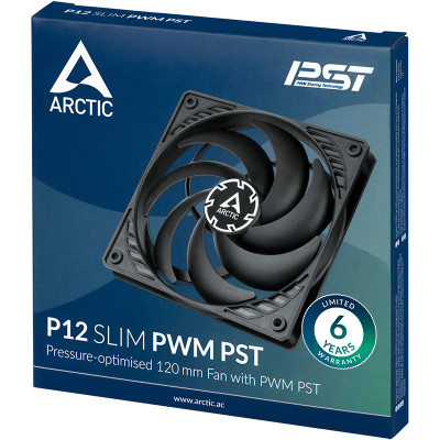 Вентилятор Arctic P12 Slim PWM PST (ACFAN00187A) Вентилятор Arctic P12 Slim PWM PST (ACFAN00187A)