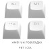 Клавиатура Dark Project ALU81 Terra Nova White (DPKB_NOVA_81_ANSI_WHITE_UA)