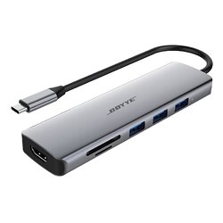 USB-хаб Boyye UC-602 USB Type-C 6-в-1