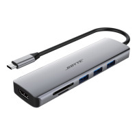 USB-хаб Boyye UC-602 USB Type-C 6-в-1 USB-хаб Boyye UC-602 USB Type-C 6-в-1