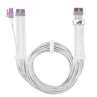 Кабель для видеокарты Asus ROG Equalizer 12V-2x6 ATX 3.1 & PCIe 5.1 White (90YE00BP-B0QA00)