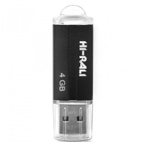 Флеш-накопитель USB 4GB Hi-Rali Corsair Series Black (HI-4GBCORBK)