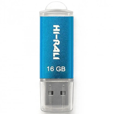Флеш-накопитель USB 16GB Hi-Rali Rocket Series Blue (HI-16GBVCBL) Флеш-накопитель USB 16GB Hi-Rali Rocket Series Blue (HI-16GBVCBL)