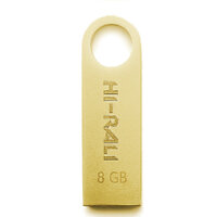 Флеш-накопитель USB 8GB Hi-Rali Shuttle Series Gold (HI-8GBSHGD)