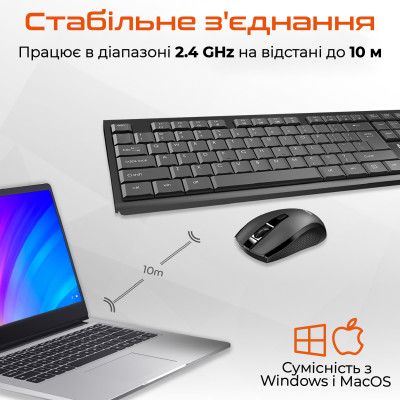Комплект (клавиатура, мышь) беспроводной Meetion C4120 Little Black (MT-C4120LITTLE-A-RUA) Комплект (клавиатура, мышь) беспроводной Meetion C4120 Little Black (MT-C4120LITTLE-A-RUA)