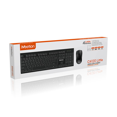 Комплект (клавиатура, мышь) беспроводной Meetion C4120 Little Black (MT-C4120LITTLE-A-RUA) Комплект (клавиатура, мышь) беспроводной Meetion C4120 Little Black (MT-C4120LITTLE-A-RUA)