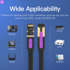 Патч-корд Vention CAT7 SSTP Ethernet, 20 м, Черный (ICABQ)