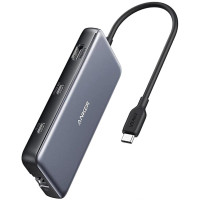 USB-хаб Anker USB-C 8-в-1 Black (A83830A2) USB-хаб Anker USB-C 8-в-1 Black (A83830A2)
