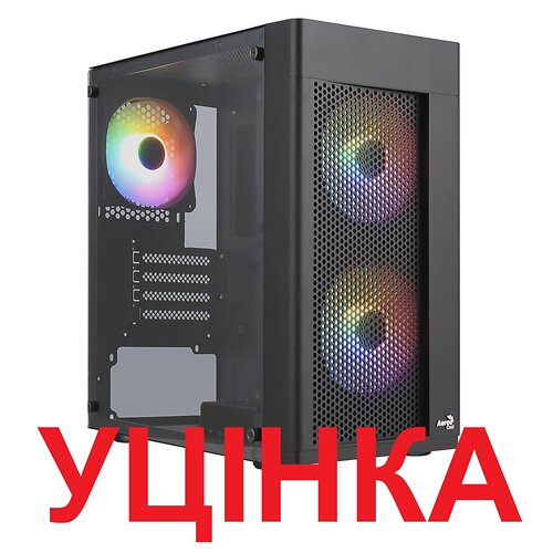 Корпус AeroCool Hexform-G-BK-v2 (ACCX-PV38004.11) Black 600W