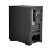 Корпус 1stPlayer X2-M-BK-4F1 Black без БЖ