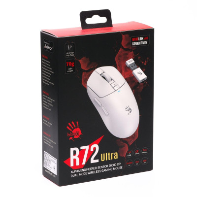 Беспроводная мышь Bloody R72 Ultra White Беспроводная мышь Bloody R72 Ultra White