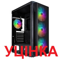 Корпус 1stPlayer X5-BK-4F1-PS-600FK-EU Black 600W