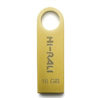 Флеш-накопитель USB 16GB Hi-Rali Shuttle Series Gold (HI-16GBSHGD)
