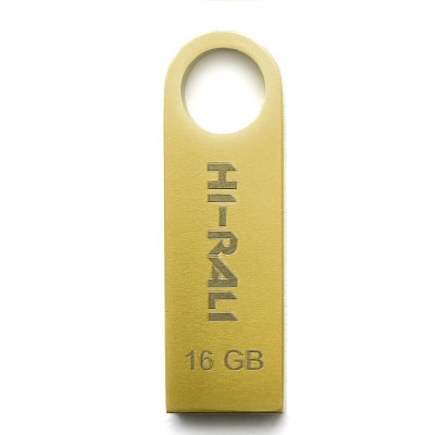 Флеш-накопитель USB 16GB Hi-Rali Shuttle Series Gold (HI-16GBSHGD) Флеш-накопитель USB 16GB Hi-Rali Shuttle Series Gold (HI-16GBSHGD)