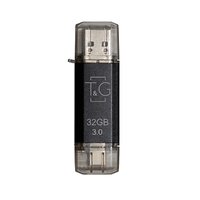 Флеш-накопичувач USB 3.0 32GB Type-C T&G 009 Star Series Black (TG009TC-32GBK3)