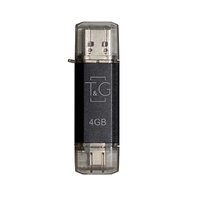 Флеш-накопичувач USB 4GB Type-C T&G 009 Star Series Black (TG009TC-4GBK)