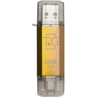 Флеш-накопитель USB 3.0 16GB Type-C T&G 009 Star Series Gold (TG009TC-16GGD3)