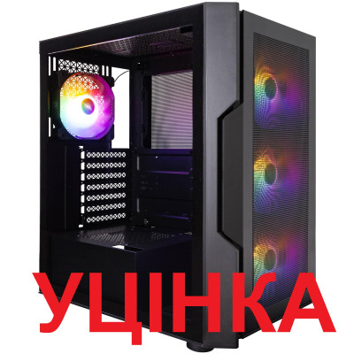Корпус 1stPlayer T7-P-BK-4F1 Black 750W (T7-P-BK-4F1-PS-750FK-EU)