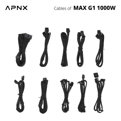 Блок питания APNX MAX G1 1000 (APPG-MXK0FEC.X1) 1000W