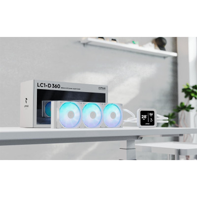 Система водяного охлаждения APNX LC1-D 360 WH (APLA-SV36117.21) Система водяного охлаждения APNX LC1-D 360 WH (APLA-SV36117.21)