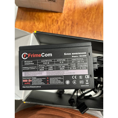 Блок питания FrimeCom SM600M 600W Блок питания FrimeCom SM600M 600W