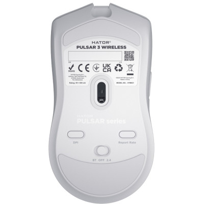 Беспроводная мышь Hator Pulsar 3 Wireless White (HTM631) Беспроводная мышь Hator Pulsar 3 Wireless White (HTM631)