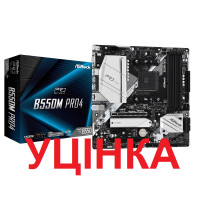 Материнська плата ASRock B550M Pro4 Socket AM4 Материнська плата ASRock B550M Pro4 Socket AM4