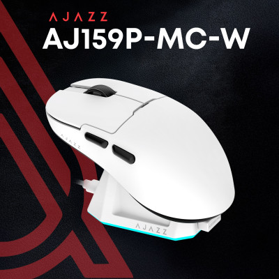 Беспроводная мышь Ajazz AJ159P MC White (AJ159P-MC-W) Беспроводная мышь Ajazz AJ159P MC White (AJ159P-MC-W)