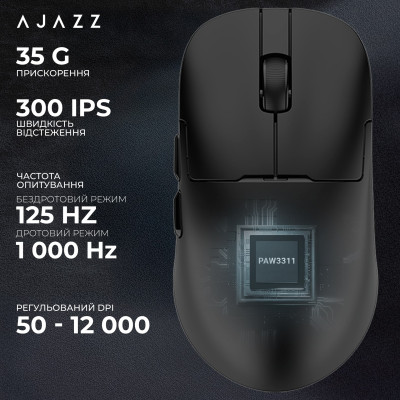 Беспроводная мышь Ajazz AJ159P MC Black (AJ159P-MC-B)