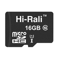 Карта памяти MicroSDHC 16GB UHS-I Class 10 Hi-Rali (HI-16GBSD10U1-00)