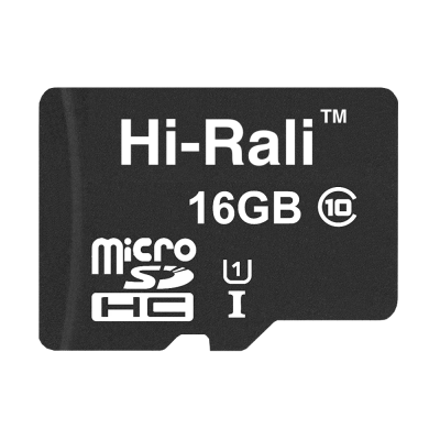 Карта памяти MicroSDHC 16GB UHS-I Class 10 Hi-Rali (HI-16GBSD10U1-00) Карта памяти MicroSDHC 16GB UHS-I Class 10 Hi-Rali (HI-16GBSD10U1-00)