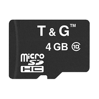 Карта памяти MicroSDHC 4GB Class 10 T&G (TG-4GBSDCL10-00)